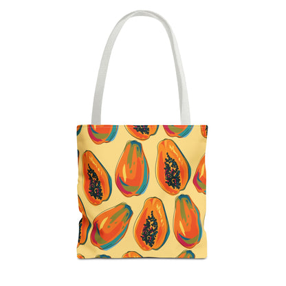 Pawpaw All over print tote bag available at Orange Moons