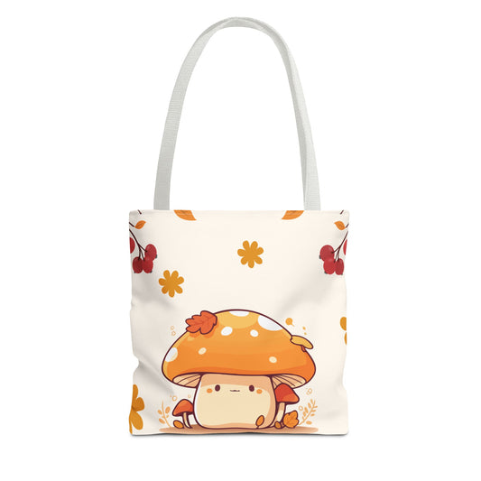 Kawaii Mushroom Tote Bag