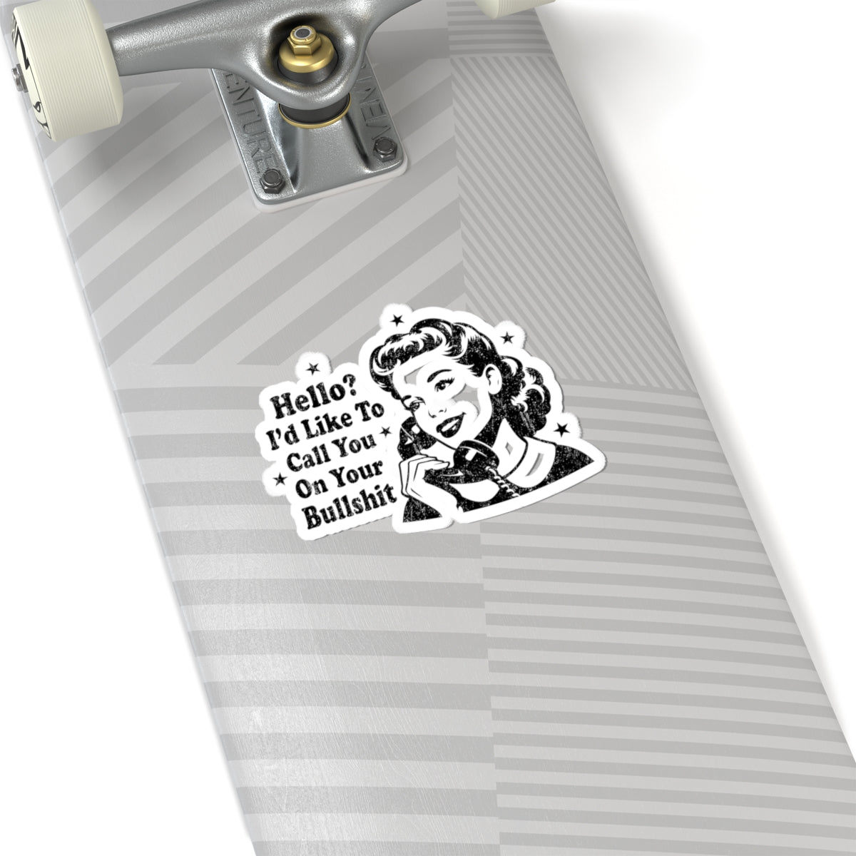 Vintage Retro Housewife Sarcasm Funny Kiss-Cut Stickers, Decals, Laptop Decals, Planner Stickers, Scrapbook Stickers, Journal Stickers