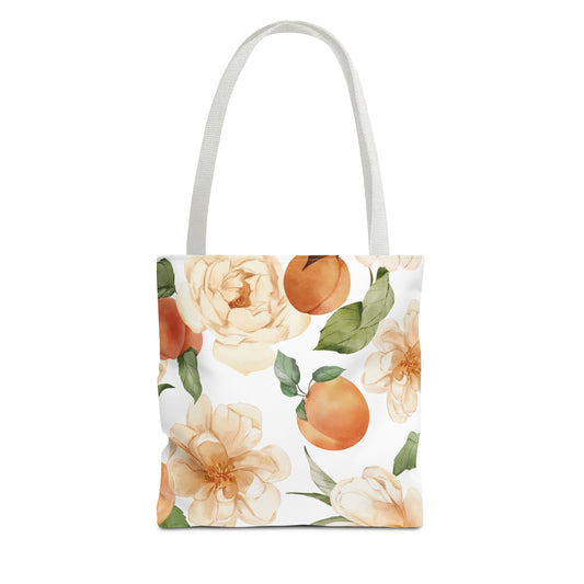 Peach Blossoms Fruit Tote Bag