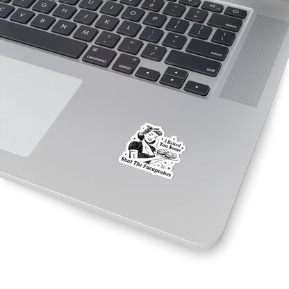 Vintage Retro Housewife Sarcasm Funny Kiss-Cut Stickers, Decals, Laptop Decals, Planner Stickers, Scrapbook Stickers, Journal Stickers