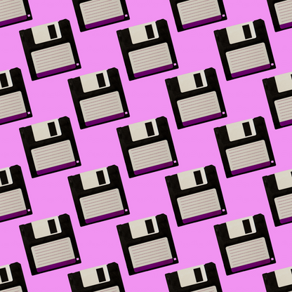 Floppy Disk Retro Vintage Design Tote Bag