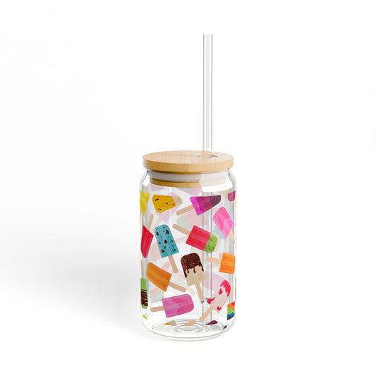 Fruit Popsicles Sipper Glass at Orange Moon