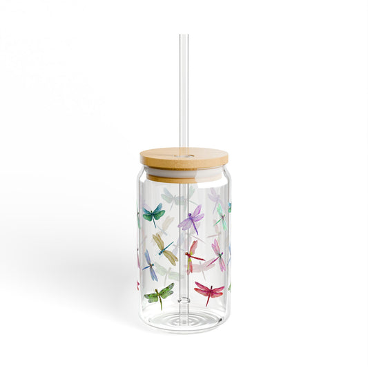 Dragonfly Sipper Glass