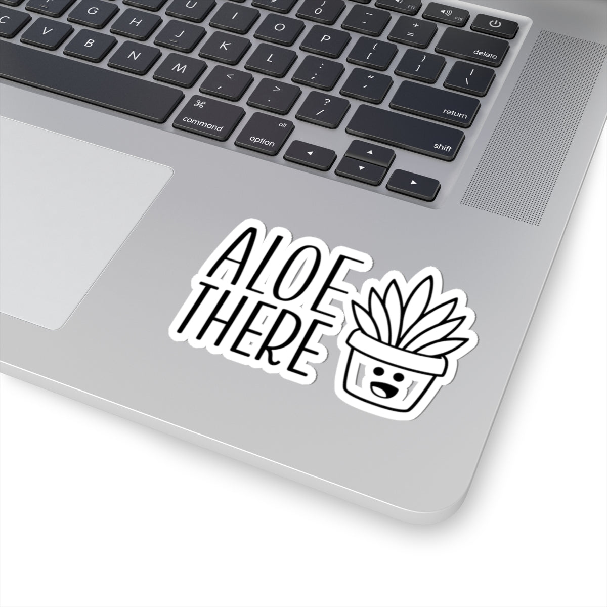 Aloe There Plant Kiss-Cut Stickers, Cute Succulent, Laptop Décor, Nature Lover Gift, Fun Home Decor, Greenery Sticker Pack