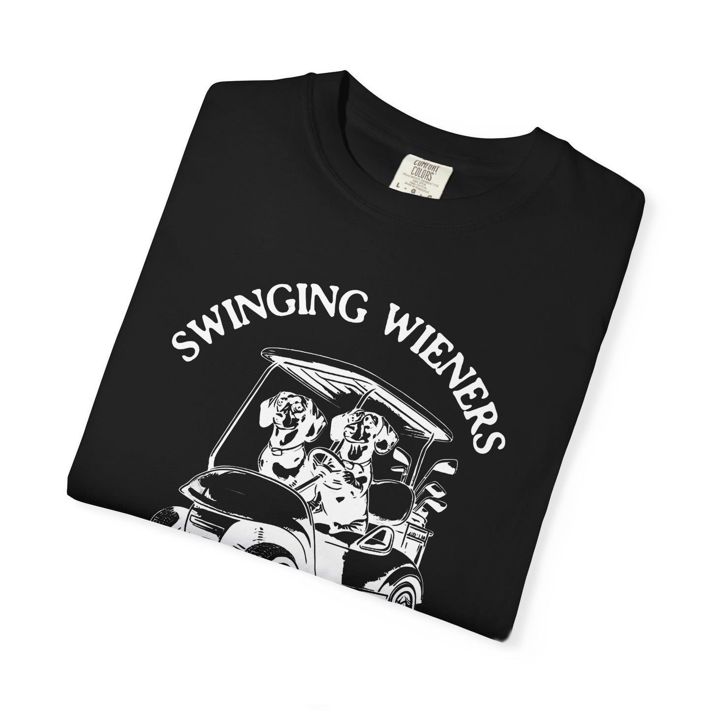 Swinging Wieners Golf Club Funny Golf T-shirt