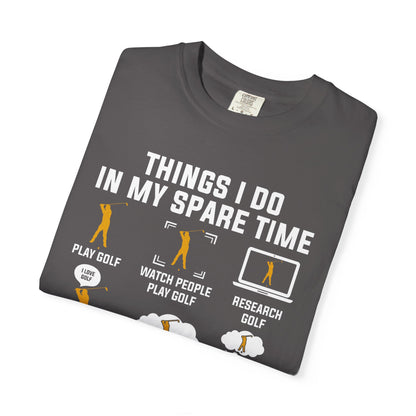 Spare Time Golf T-shirt, Funny Golf Tee