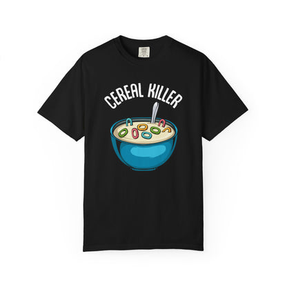 Cereal Killer T-Shirt, Funny Gift for Millennials, Humor Tee for Stress Relief, Casual Everyday Wear, Great Birthday Gift