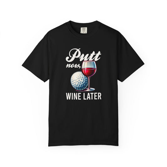Funny Golf Wine T-shirt