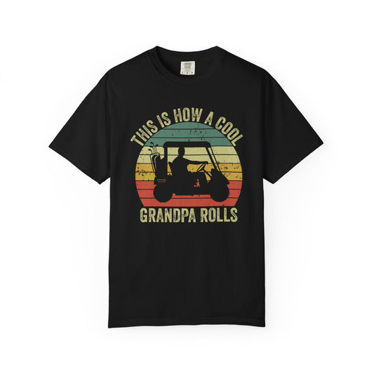 Grandpa Golf Shirt ~ Funny Golf T-shirt, Golf Tee Gift for Grandfather