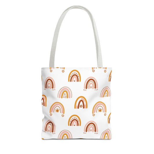 Neutral Colored Rainbow Tote Bag