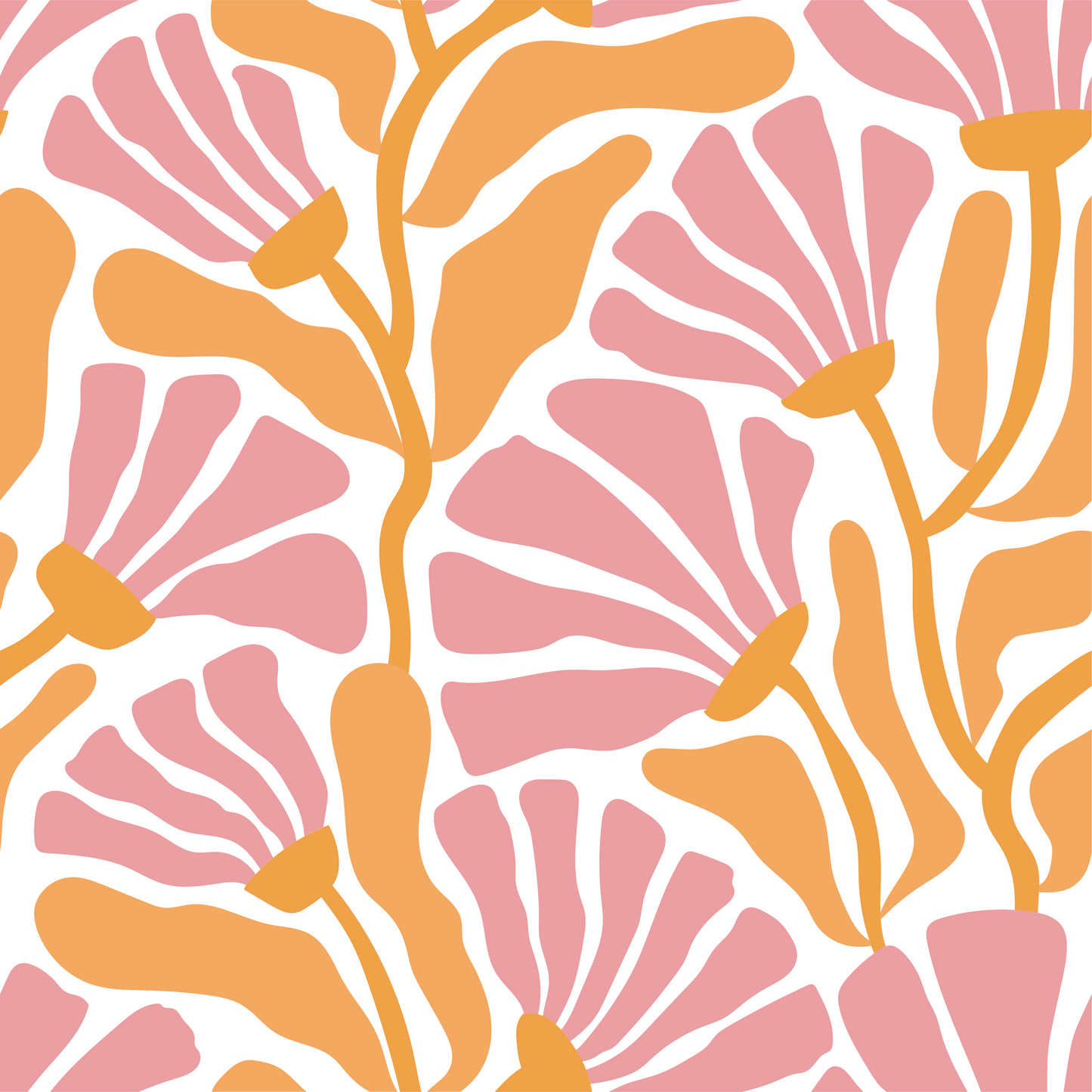 Abstract Flower Blossoms Tropical Floral Tote Bag