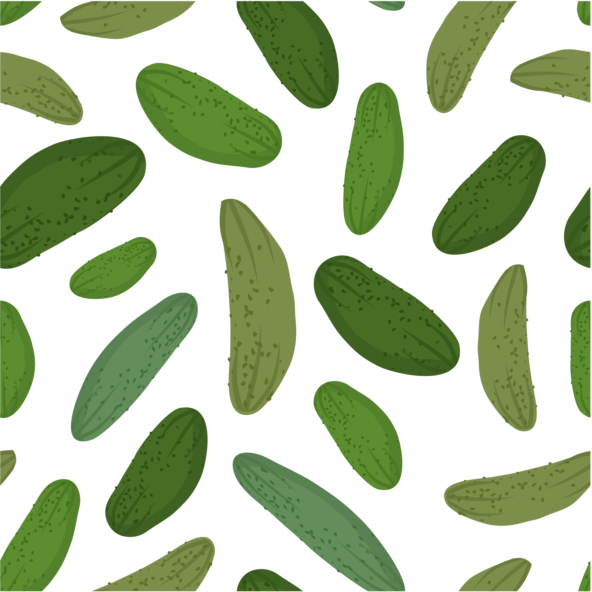 Pickled Cucumber pattern Sipper glass at Orange Moon 