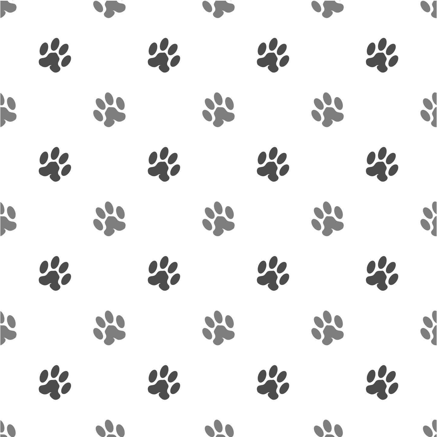 Cats & Dogs Paw Print Tote Bag