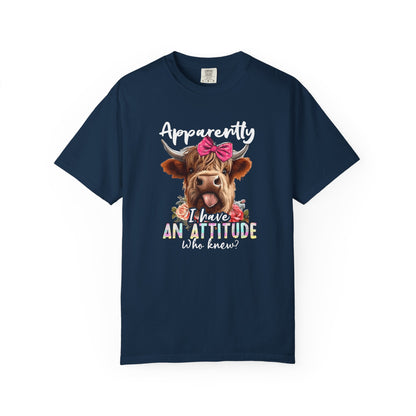 Attitude T-Shirt, Funny Gift for Millennials, Humor Tee for Stress Relief, Casual Everyday Wear, Great Birthday Gift