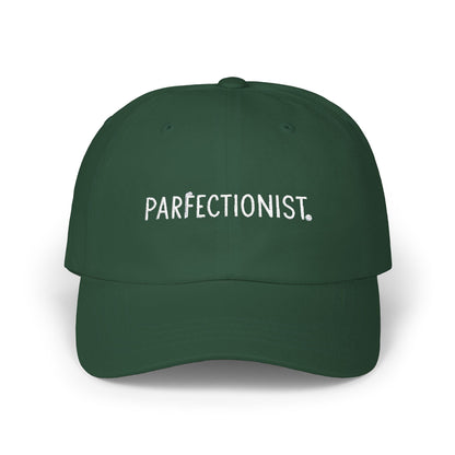 Parfectionist ~ Embroidered Cap Funny Golf Play on Words, Vintage Baseball Cap, Retro Cap Gift, Cool Dad Hat Decor for Men and Women