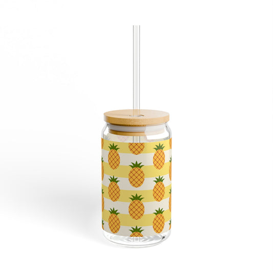 Pineapple Sipper Glass
