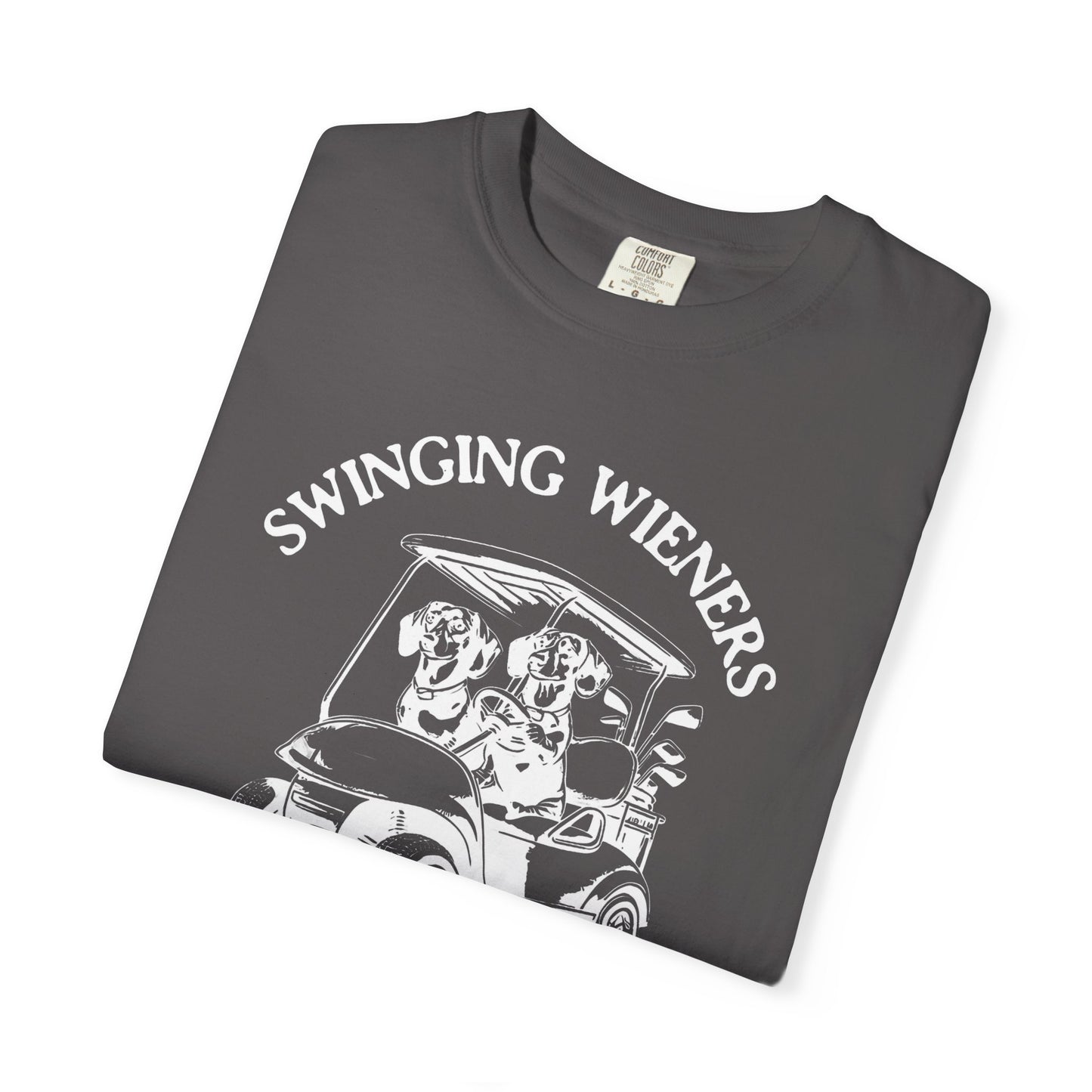 Swinging Wieners Golf Club Funny Golf T-shirt