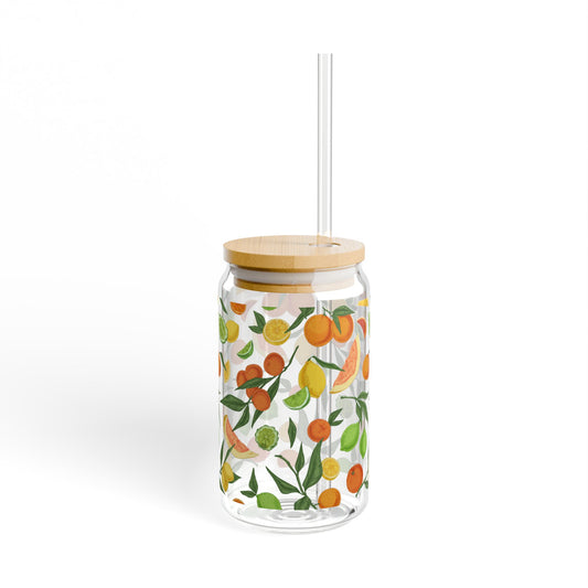 Citrus fruits Sipper Glass at Orange Moon