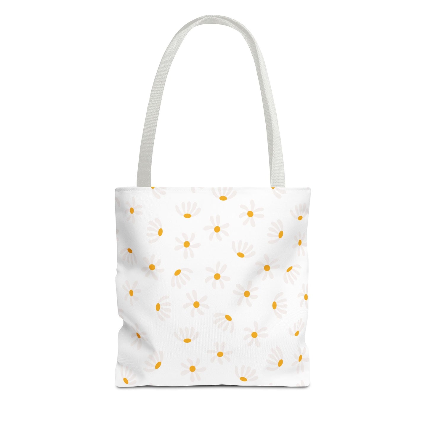 Small Daisy Flower Blossoms Floral Tote
