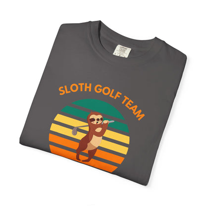 Sloth Golf Team Funny Golf T-shirt, Funny Golf Tee
