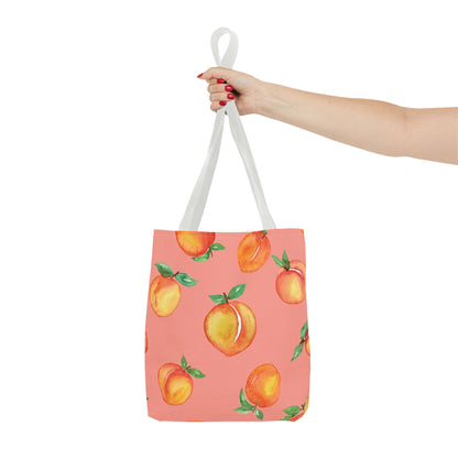 Peach Fruit Tote Bag, Beach Bag, Grocery Bag, Summer Tote, Market Bag, Reusable Tote Bag, Island Vibe, Paradise Sweet Fruit, Peaches