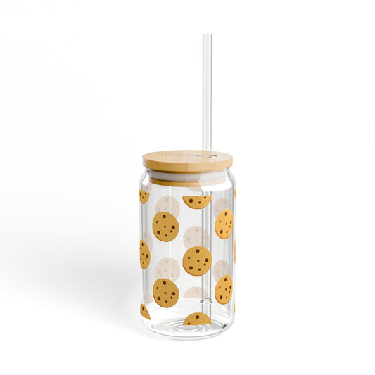 Cookies pattern Sipper glass at Orange Moon 