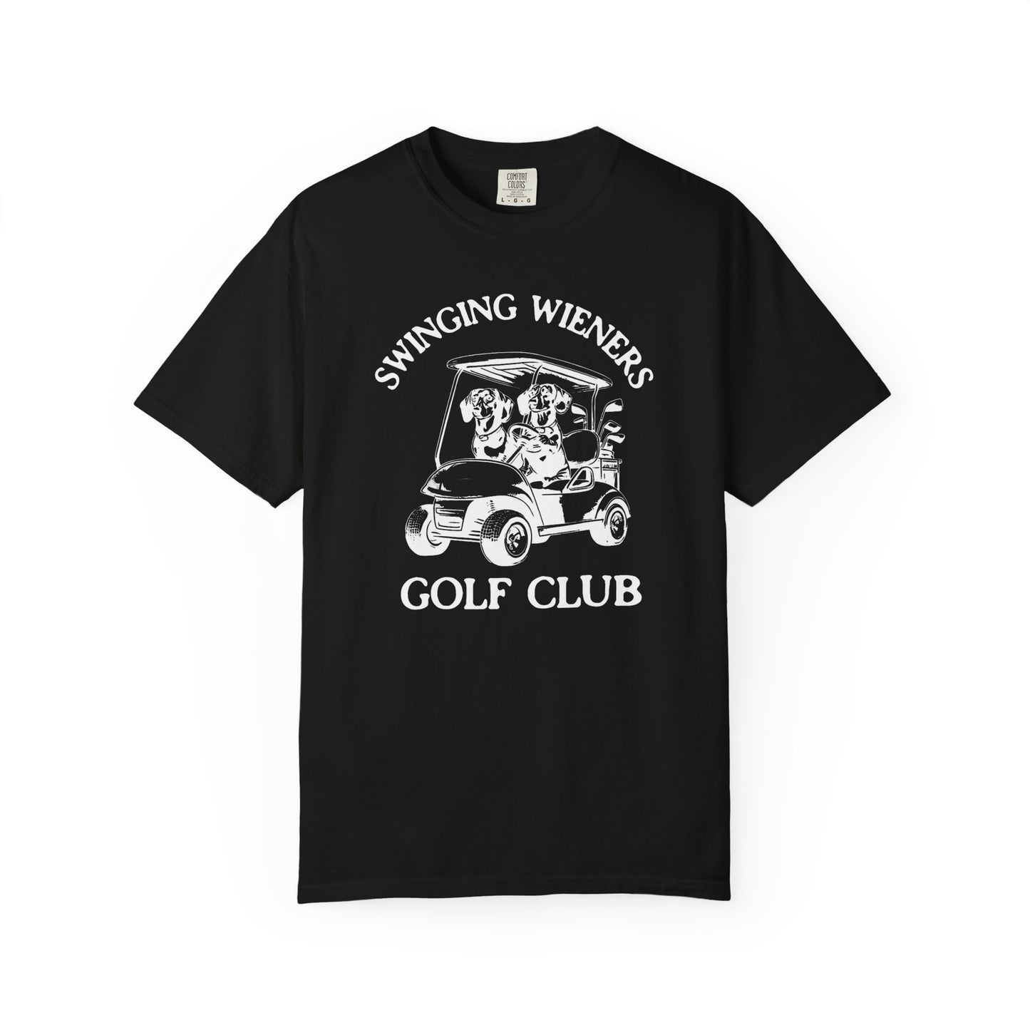 Swinging Wieners Golf Club Funny Golf T-shirt