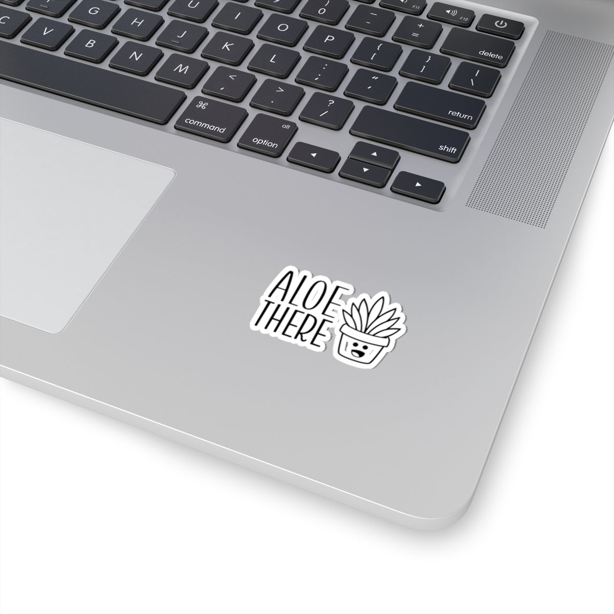 Aloe There Plant Kiss-Cut Stickers, Cute Succulent, Laptop Décor, Nature Lover Gift, Fun Home Decor, Greenery Sticker Pack