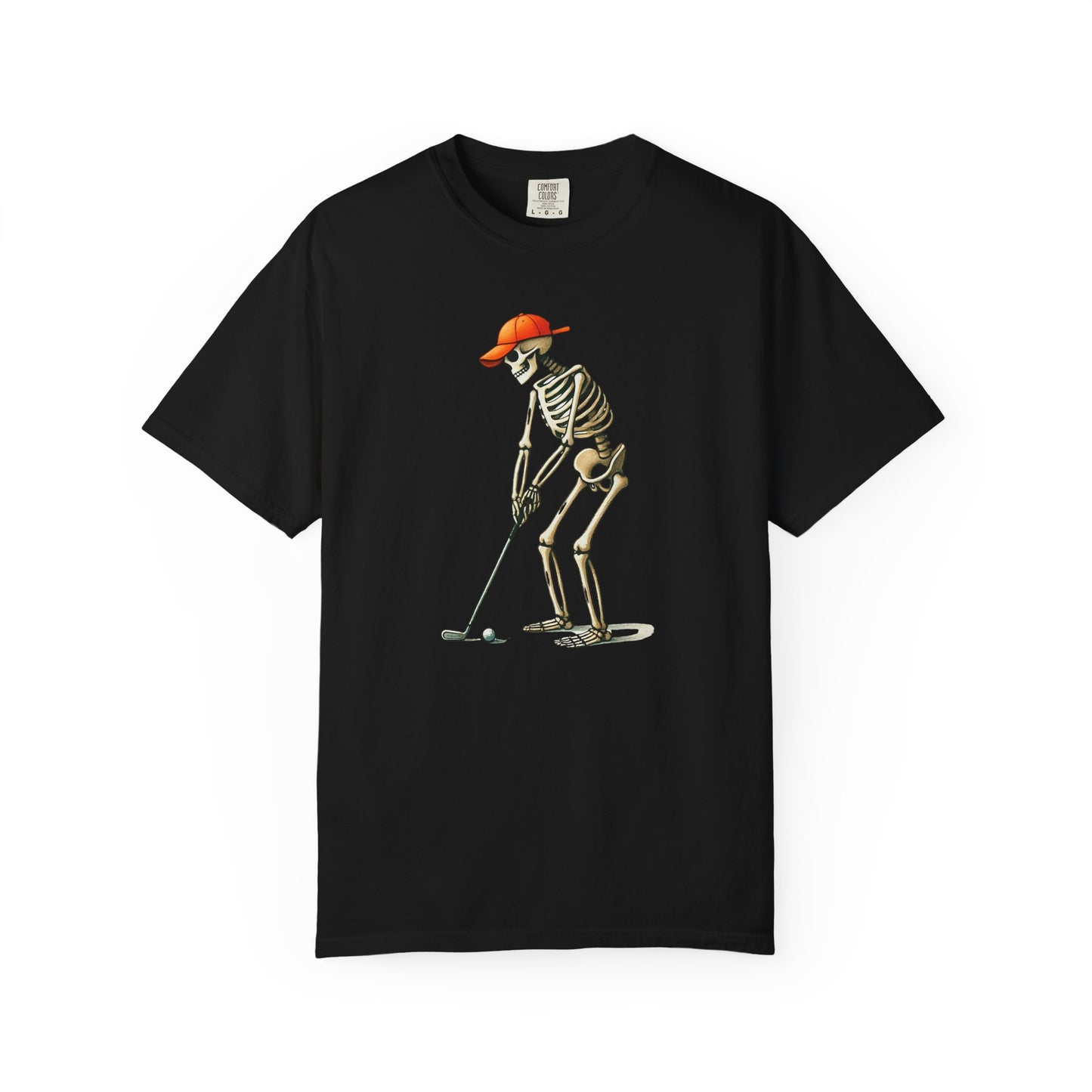 Skeleton Golf T-Shirt, Funny Tee