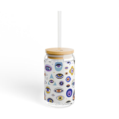 Mystic Evil Eye Sipper Glass