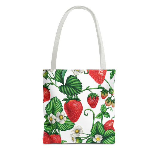 Strawberries on the Vine Tote Bag