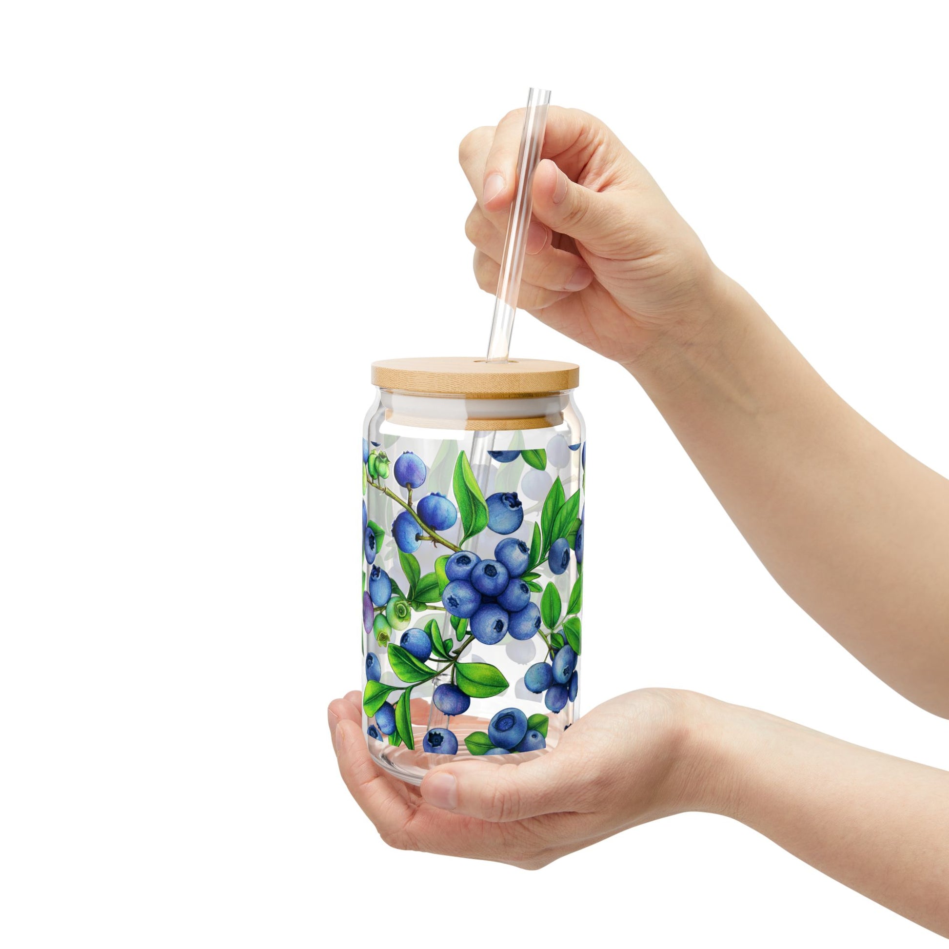Blueberry Plant Sipper Glass at Orange Moon