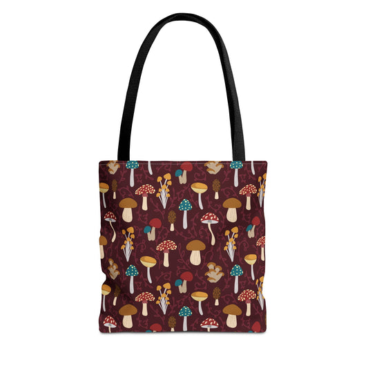 Wild Forest Mushroom Tote Bag
