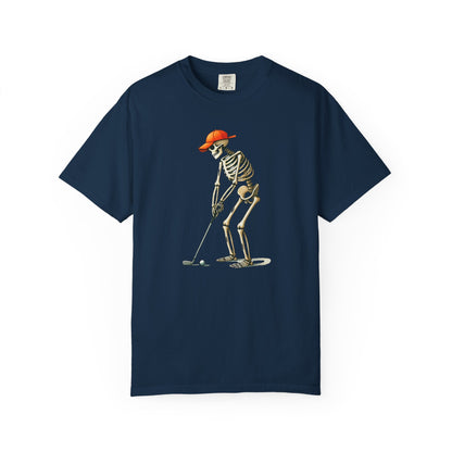 Skeleton Golf T-Shirt, Funny Tee