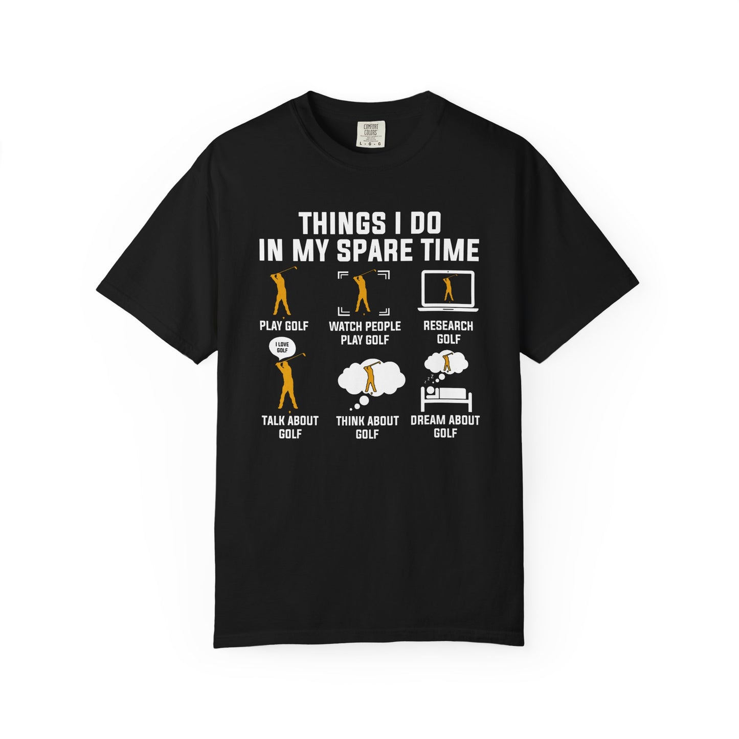 Spare Time Golf T-shirt, Funny Golf Tee