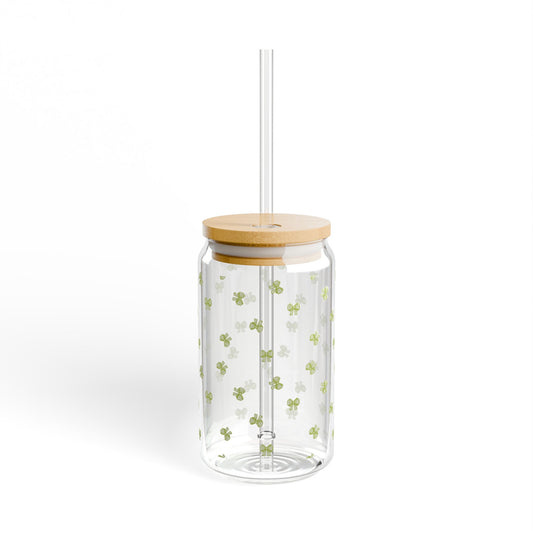 Green Ribon Sipper Glass at Orange Moons