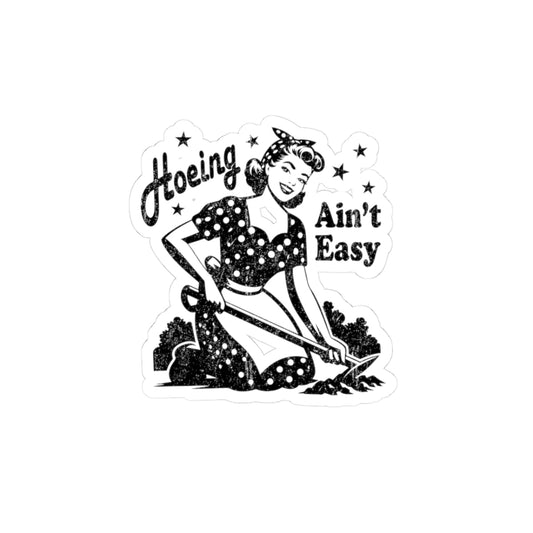 Vintage Retro Housewife Sarcasm Funny Kiss-Cut Stickers, Decals, Laptop Decals, Planner Stickers, Scrapbook Stickers, Journal Stickers