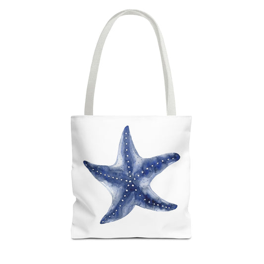 Watercolor Sea Star Tote Bag