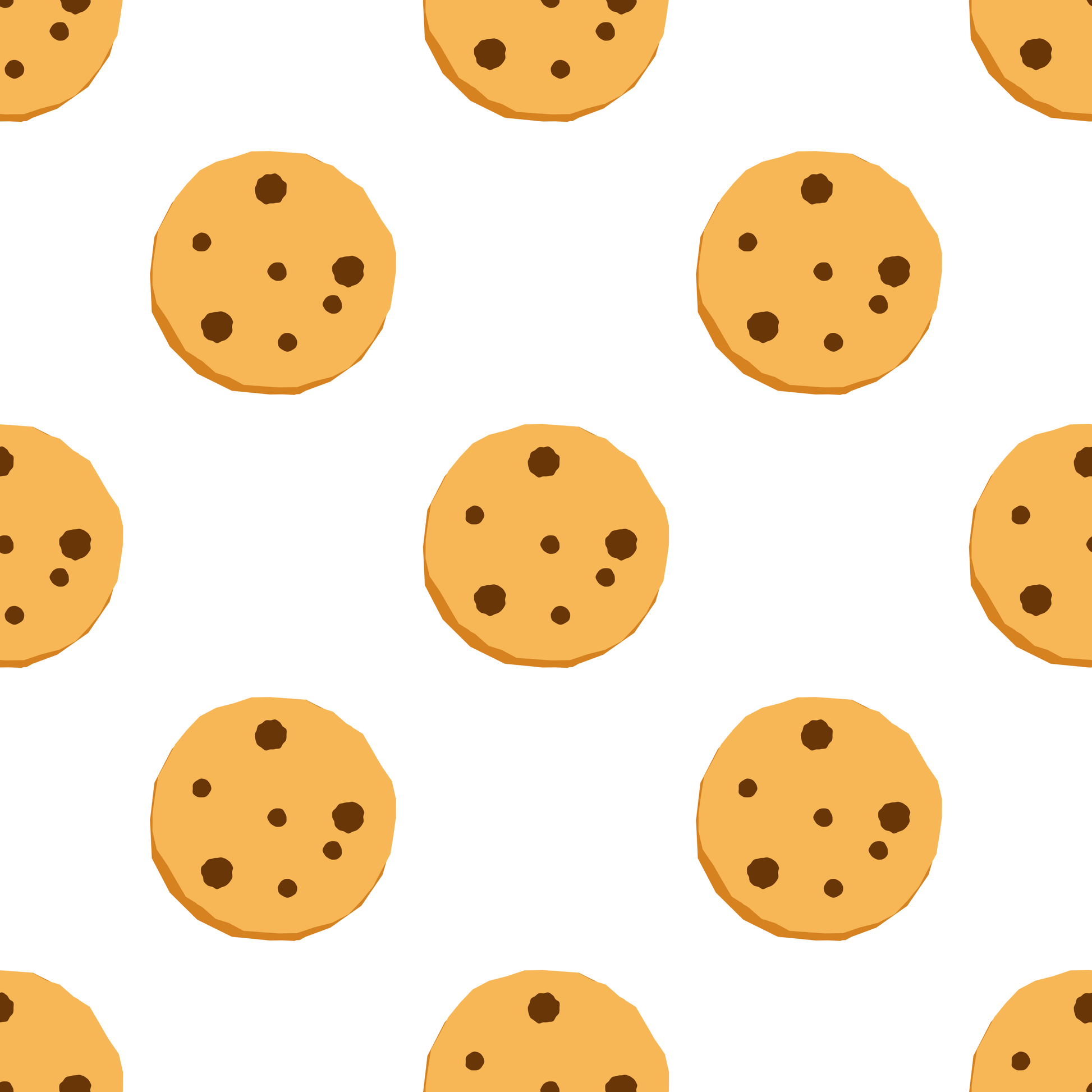 Cookies pattern Sipper glass at Orange Moon 