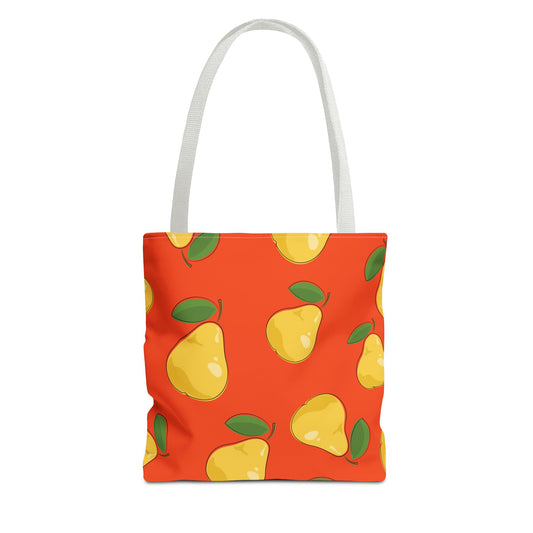 Williams pear Print all over print tote bag available at Orange Moons