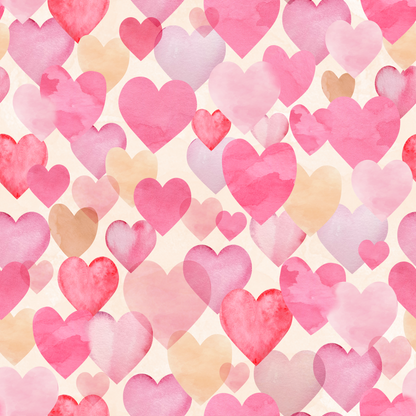 Colorful Hearts Tote Bag