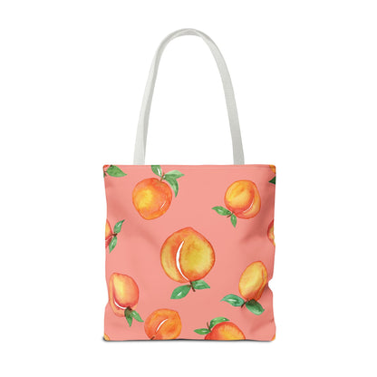 Peach Fruit Tote Bag, Beach Bag, Grocery Bag, Summer Tote, Market Bag, Reusable Tote Bag, Island Vibe, Paradise Sweet Fruit, Peaches