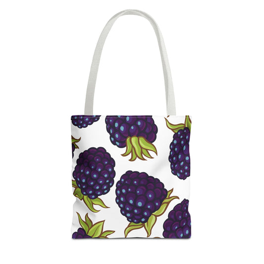 BlueberriesAll over print tote bag available at Orange Moons