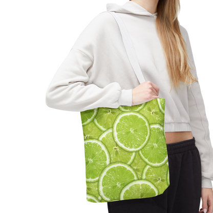 Lime Slices Summer Fruit Tote Bag