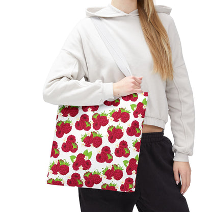 Raspberry Berry Fruit Tote Bag