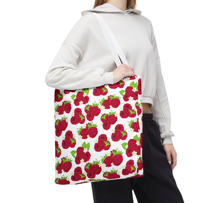 Raspberry Berry Fruit Tote Bag