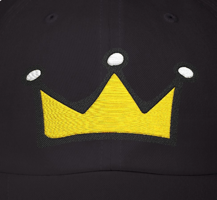 Your Highness Crown Cap ~ Luxurious Embroidery, Long Lasting Embroidered Classic Adjustable Unisex Baseball Cap, Trucker Hat, Great Gift
