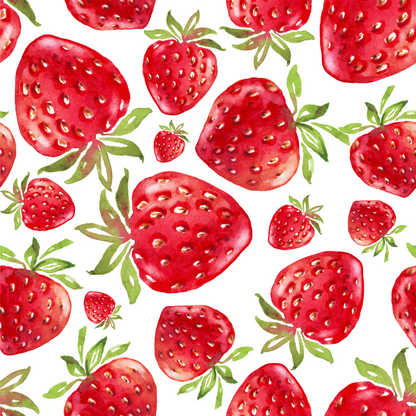 Strawberry Berry Fruit Tote Bag