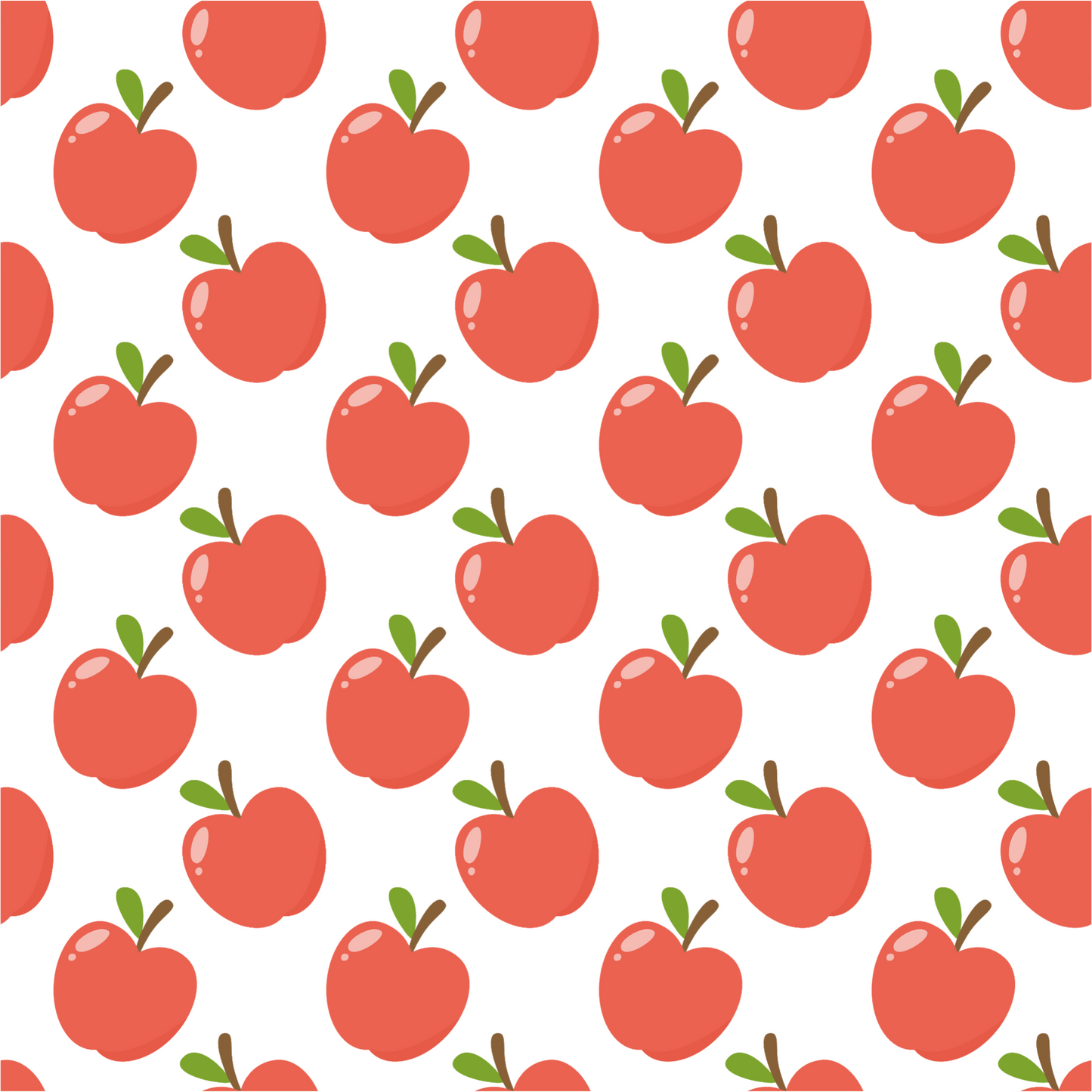 Red Apple Fruit Tote Bag